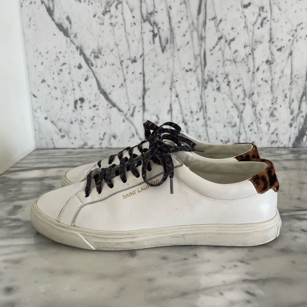 Saint Laurent signature leather sneakers